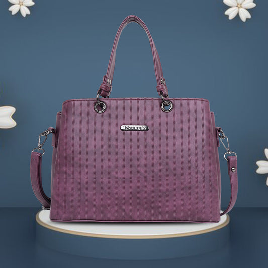 Tri- Compartment Handbag