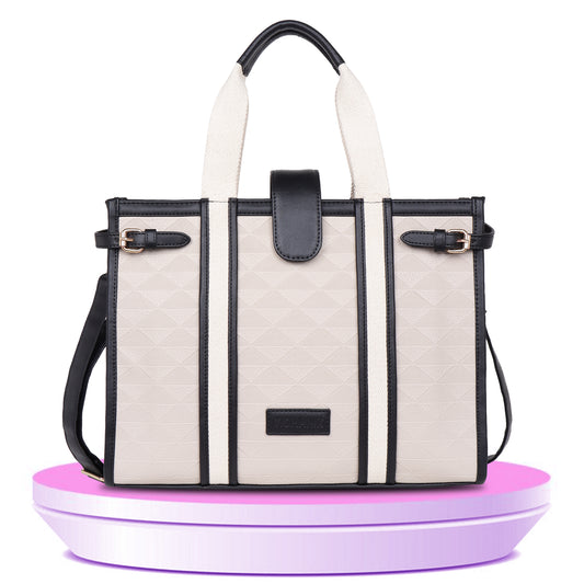 Womanix PU Laptop Tote Bags for Women, Work Bag, 15 inch tote for Women(90)