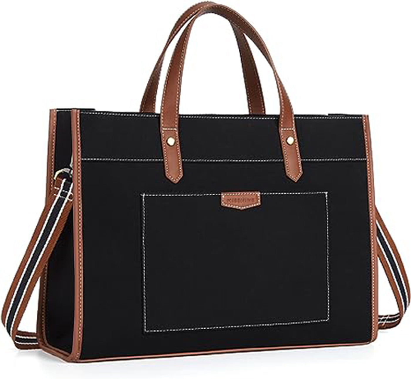 Canvas Laptop Tote Bag 14 inch Casual Briefcase Handbag
