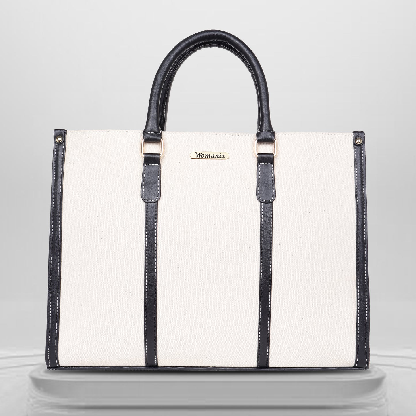 Womanix Canvas Tote Bag for Women | Fits Upto 14" Laptop Bag | Ladies Purse Handbags(92)