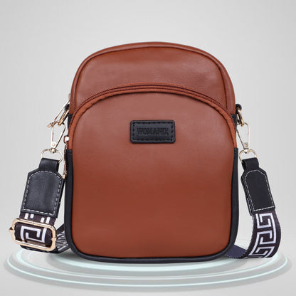Womanix Crossbody PU Sling Bag for daily use, shoulder sling Bag with Ajustable Strap, Small Trendy Sling Crossbody Bag, party sling, casual, travel, outing (0105)