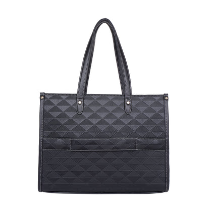 Womanix Laptop Tote Bag PU Laptop Bag 14 inch Work Shoulder Bags Casual Briefcase Handbag for Travel, Office, College (0089)