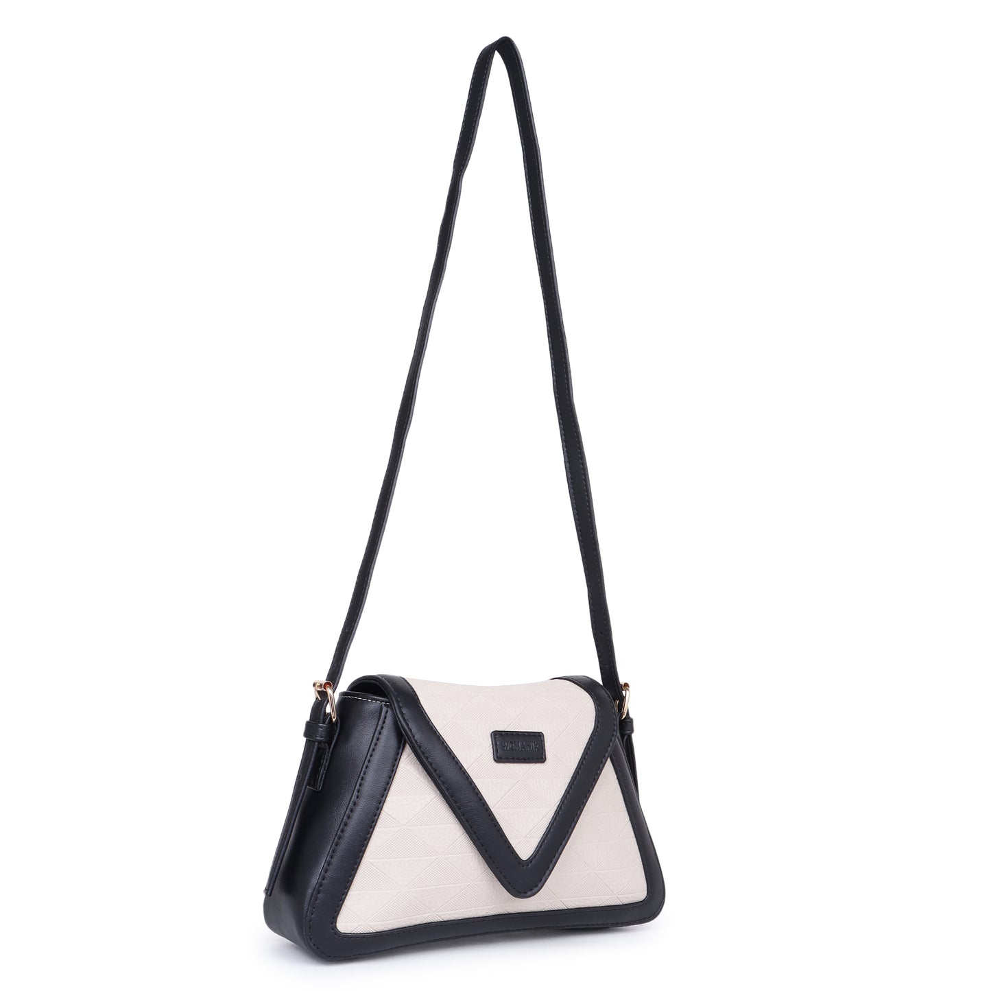 Womanix Premium Leather Triangle Shape Sling Bag for Women Bag Crossbody Strap Phone Wallet Shoulder Bag Ladies Purse (0110)