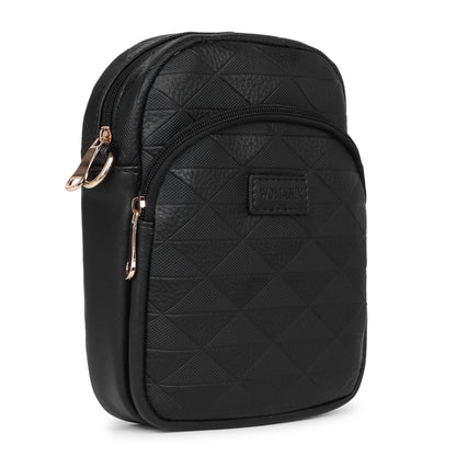 Womanix Small Crossbody Cell Phone Bag for Women, Mini Over Shoulder Handbag Purse Women’s Mobile Sling Bag with Holder Wallet. (0106)