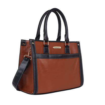 Womanix Solid Tote Bag for Women, Shoulder Bags for Women for Office Use, Work Ladies Handbags Purse (098)