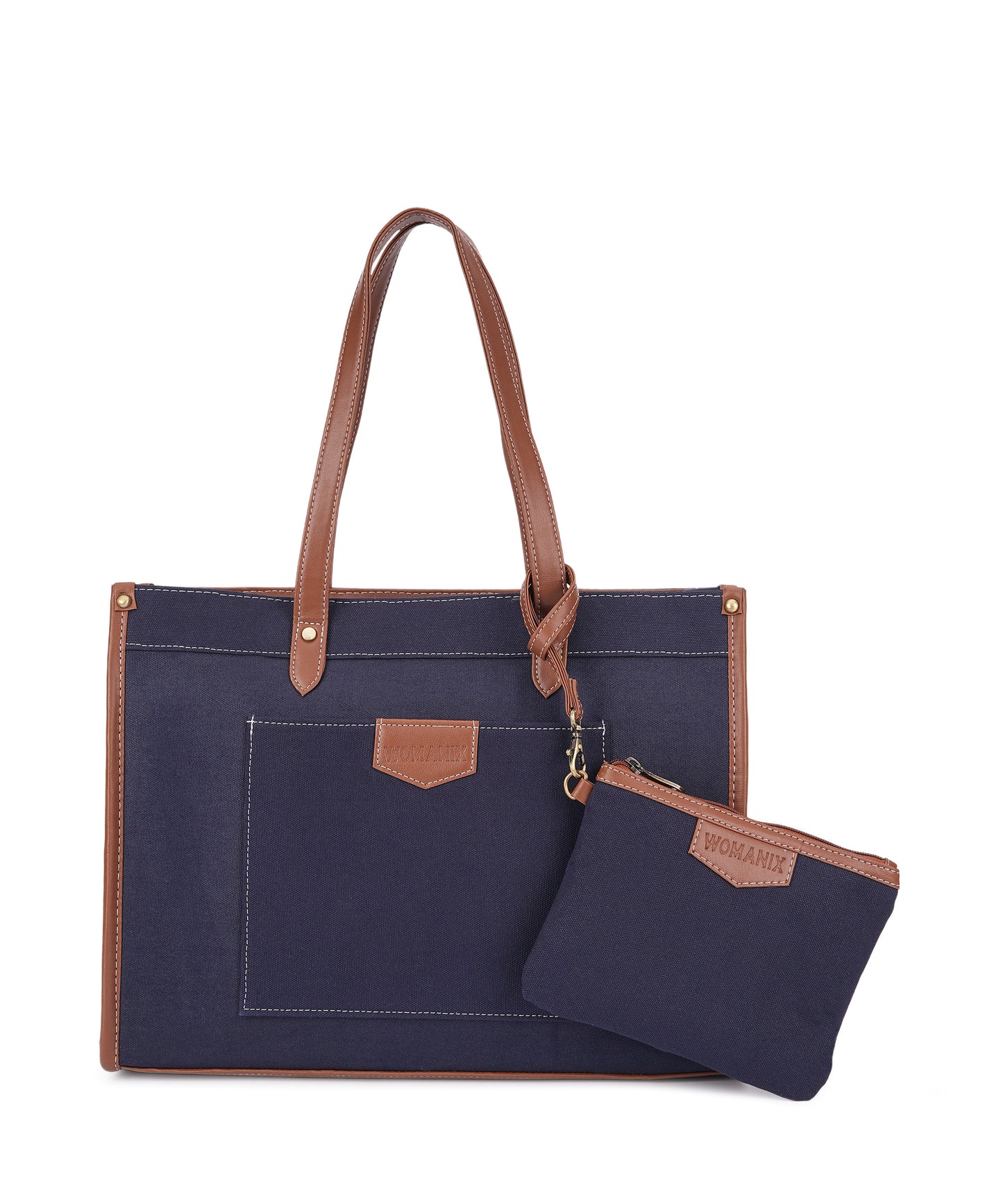 Canvas Laptop Tote Bag 14 inch Casual Briefcase Handbag