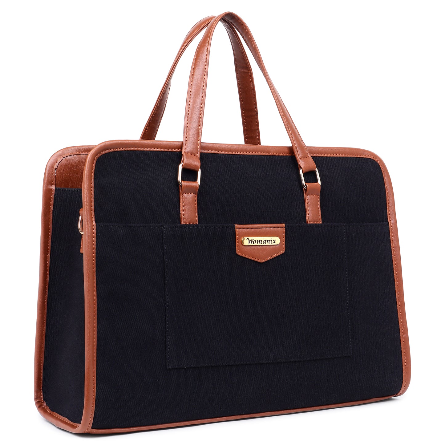 Women Faux Leather Laptop Tote Bag, Briefcase Business Bag 14" Laptop Bag (0087)