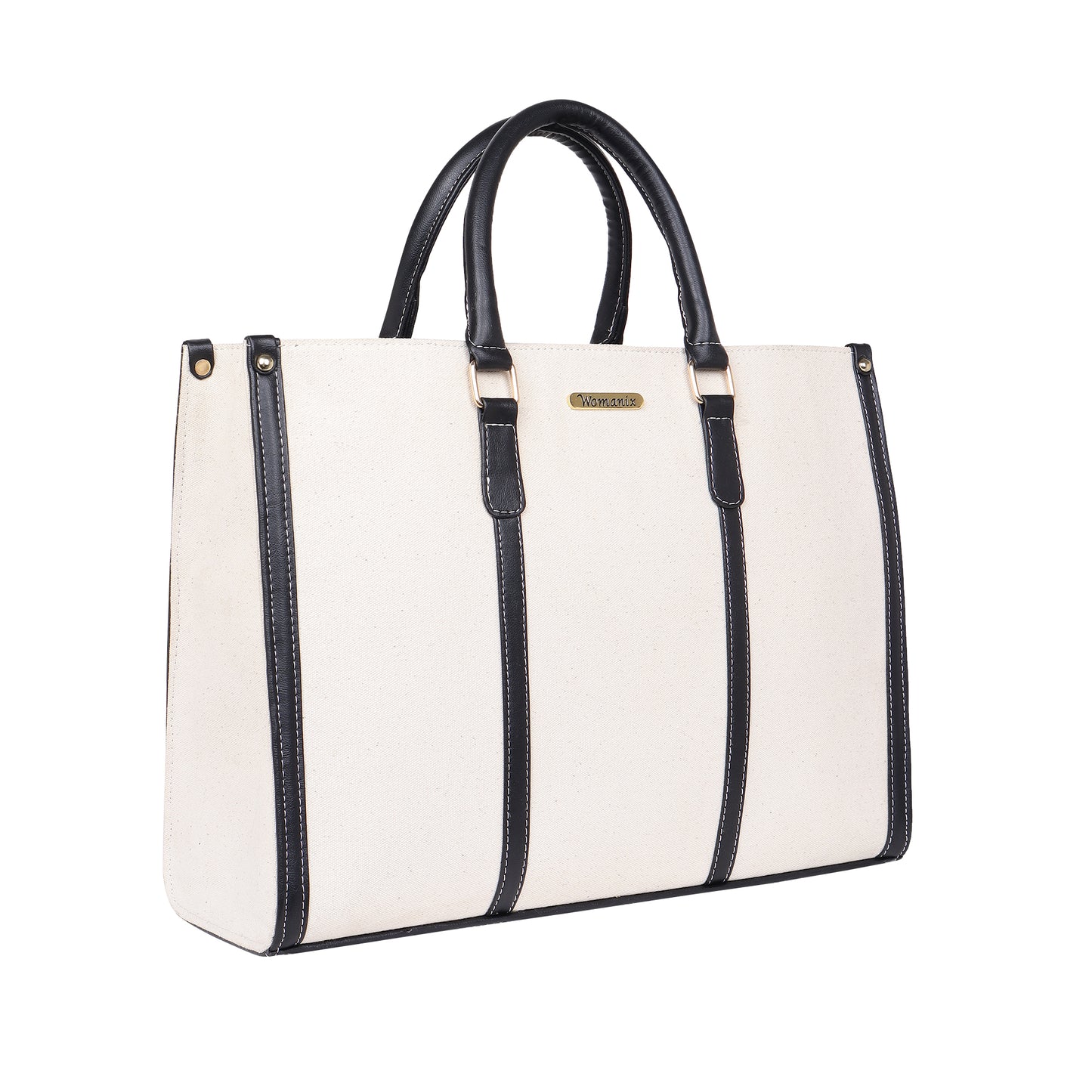 Womanix Canvas Tote Bag for Women | Fits Upto 14" Laptop Bag | Ladies Purse Handbags(92)