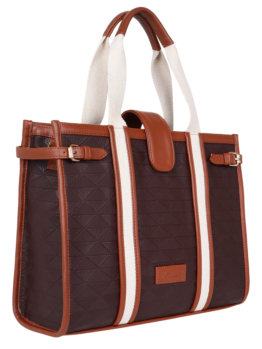 Womanix PU Laptop Tote Bags for Women, Work Bag, 15 inch tote for Women(90)