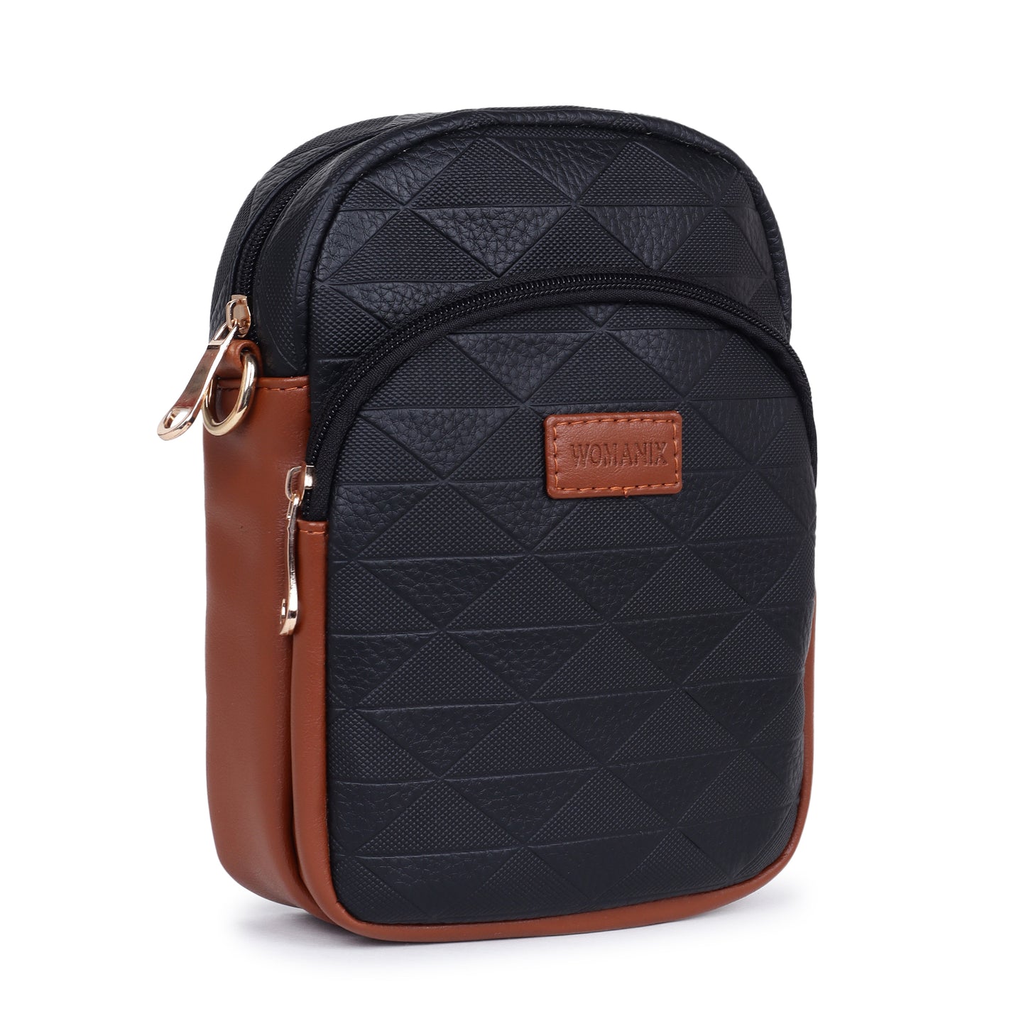 Womanix Small Crossbody Cell Phone Bag for Women, Mini Over Shoulder Handbag Purse Women’s Mobile Sling Bag with Holder Wallet. (0106)