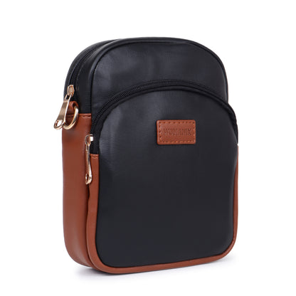 Womanix Crossbody PU Sling Bag for daily use, shoulder sling Bag with Ajustable Strap, Small Trendy Sling Crossbody Bag, party sling, casual, travel, outing (0105)