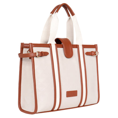 Womanix PU Laptop Tote Bags for Women, Work Bag, 15 inch tote for Women(90)