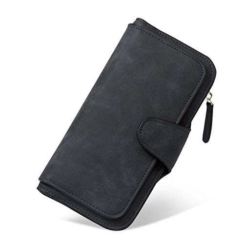 Womanix Women's Tri-fold Fashion Card Coin Holder Ladies Long Purse Clutch Wallet