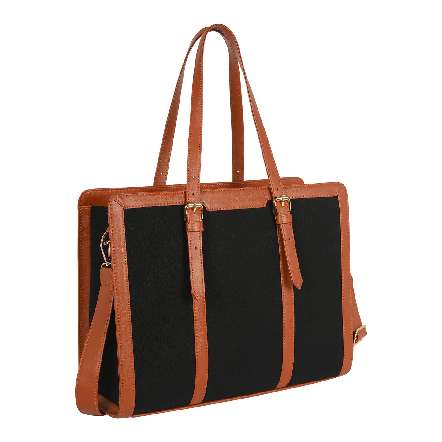 Womanix Canvas Laptop Tote Bags for Women, Work Bag, 15 inch tote for Women, Large Capacity Handbag for Office, School, Travel, Teacher Purse (0082)