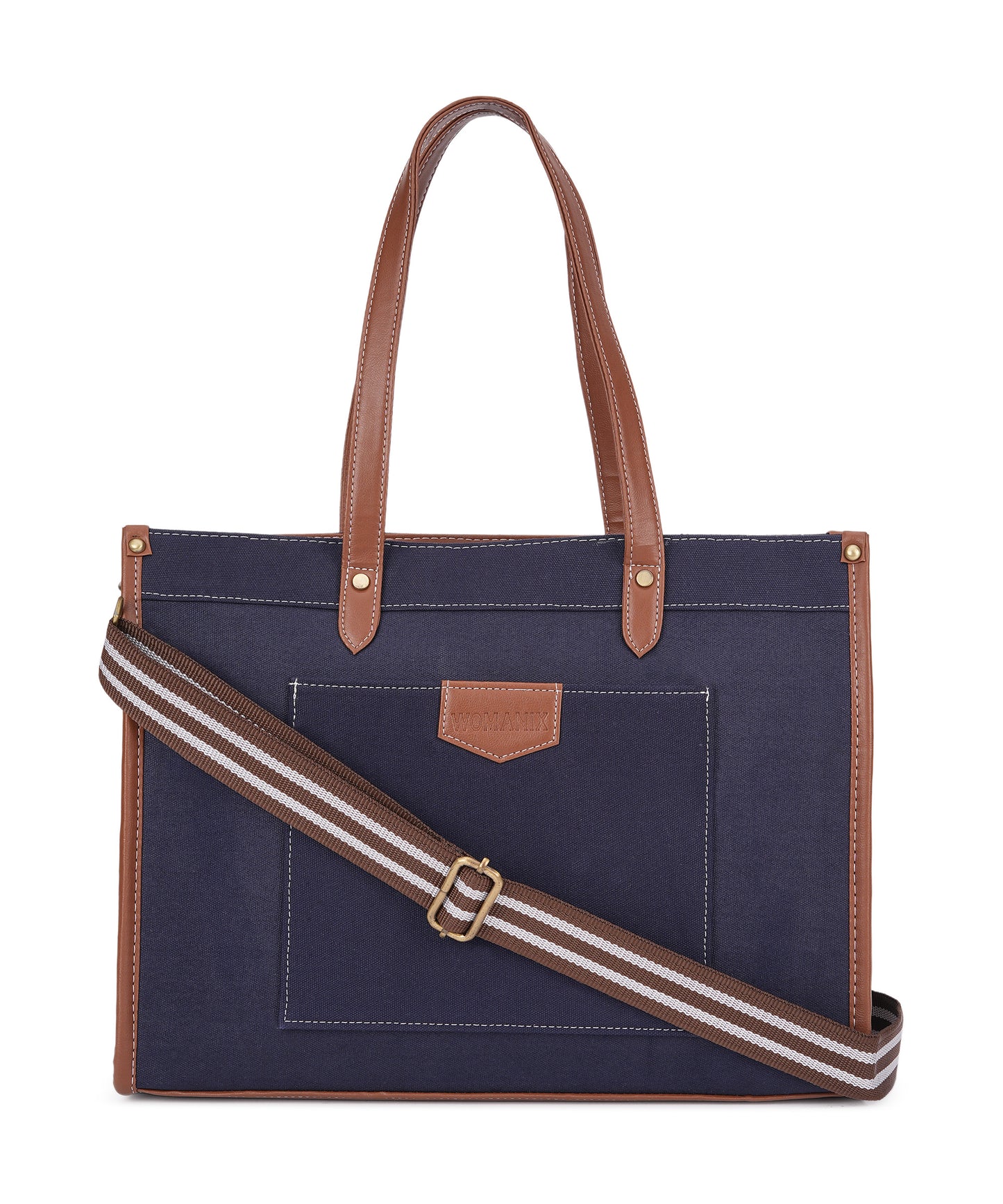 Canvas Laptop Tote Bag 14 inch Casual Briefcase Handbag