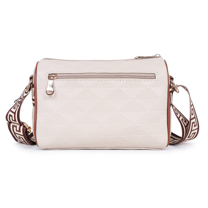 Womanix Trendy Sling Bag with Adjustable Straps | Faux-Leather Women's Handbags | Sling for Casual Carry Ladies Purse, Girls Cross Body Bag (0109)
