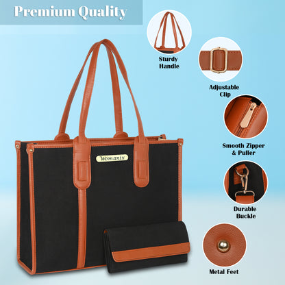 Women PU Laptop Tote bag 15 Inch College Bag Office Bag Briefcase Handbag (0080)
