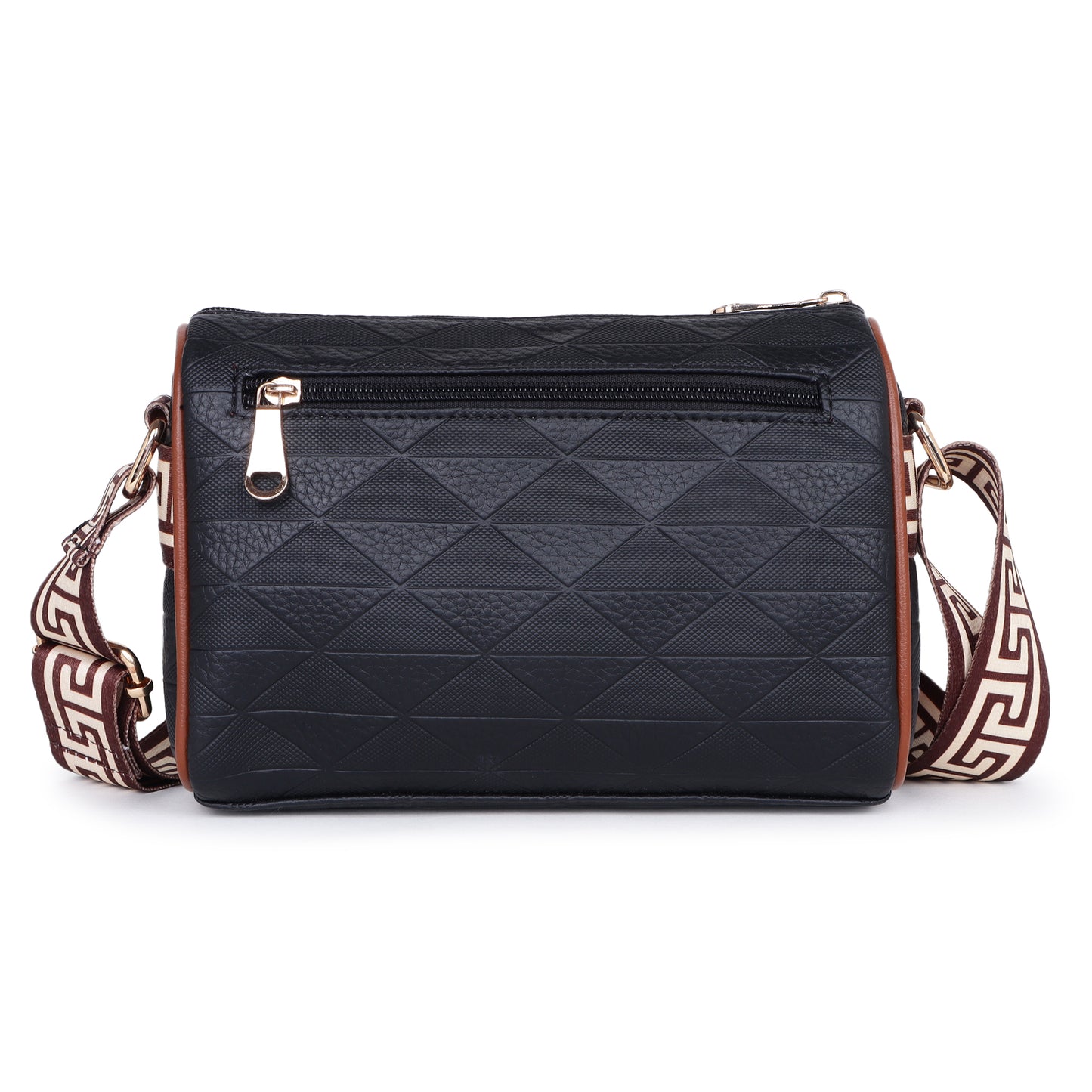 Womanix Trendy Sling Bag with Adjustable Straps | Faux-Leather Women's Handbags | Sling for Casual Carry Ladies Purse, Girls Cross Body Bag (0109)