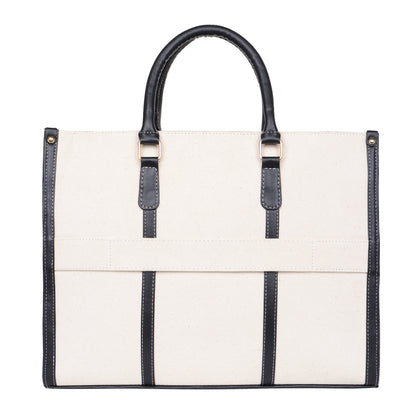 Womanix Canvas Tote Bag for Women | Fits Upto 14" Laptop Bag | Ladies Purse Handbags(92)