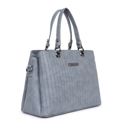 Womanix Tri- Compartment Handbag, Handbags for Women Large Capacity Tote Shoulder Bags for Ladies, double Handle Satchel Purse daily use, office (0101)