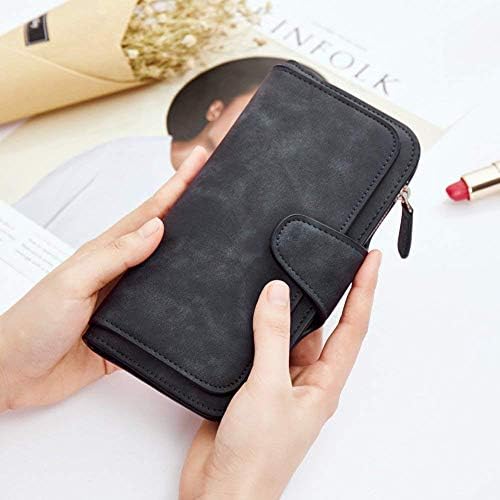 Womanix Women's Tri-fold Fashion Card Coin Holder Ladies Long Purse Clutch Wallet