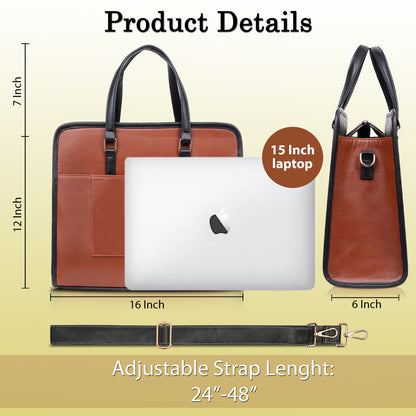 Womanix Tote Bag Business Briefcase Bag Messenger College Bags for Men and Women I Tablet Laptop Upto 14 Inch (88)