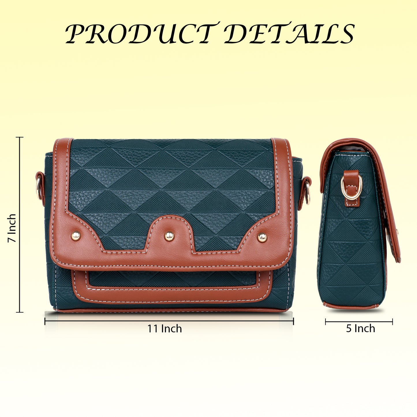 Womanix Crossbody Sling Bag Lightweight & Spacious with Adjustable Strap Stylish & Ideal for Travel & Work Premium Ladies Purse Mobile Phone Wallet Shoulder Bag (107)