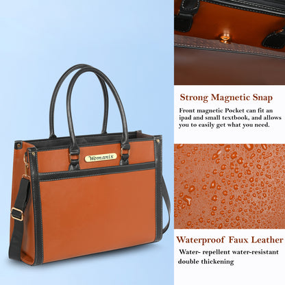 Women Canvas Laptop Tote Bag 14 Inch, College Bag, Office Bags(0073)