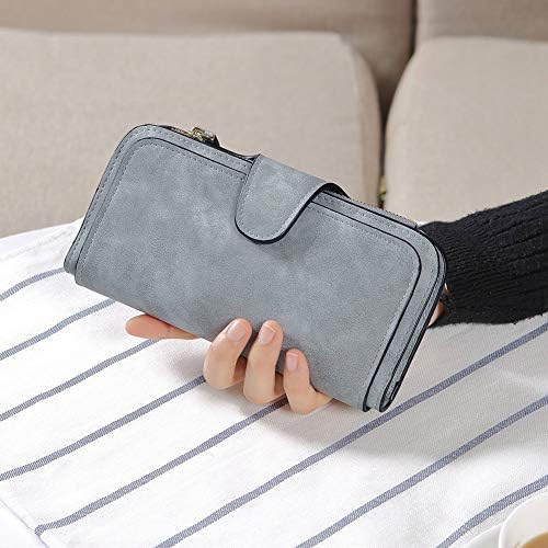 Womanix Women's Tri-fold Fashion Card Coin Holder Ladies Long Purse Clutch Wallet