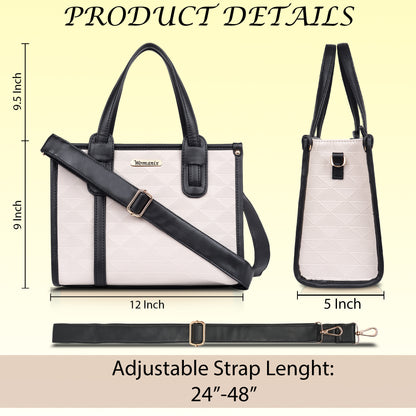 Womanix Purses and Handbags for Women, Tote Shoulder Bag Satchel Purse (95)