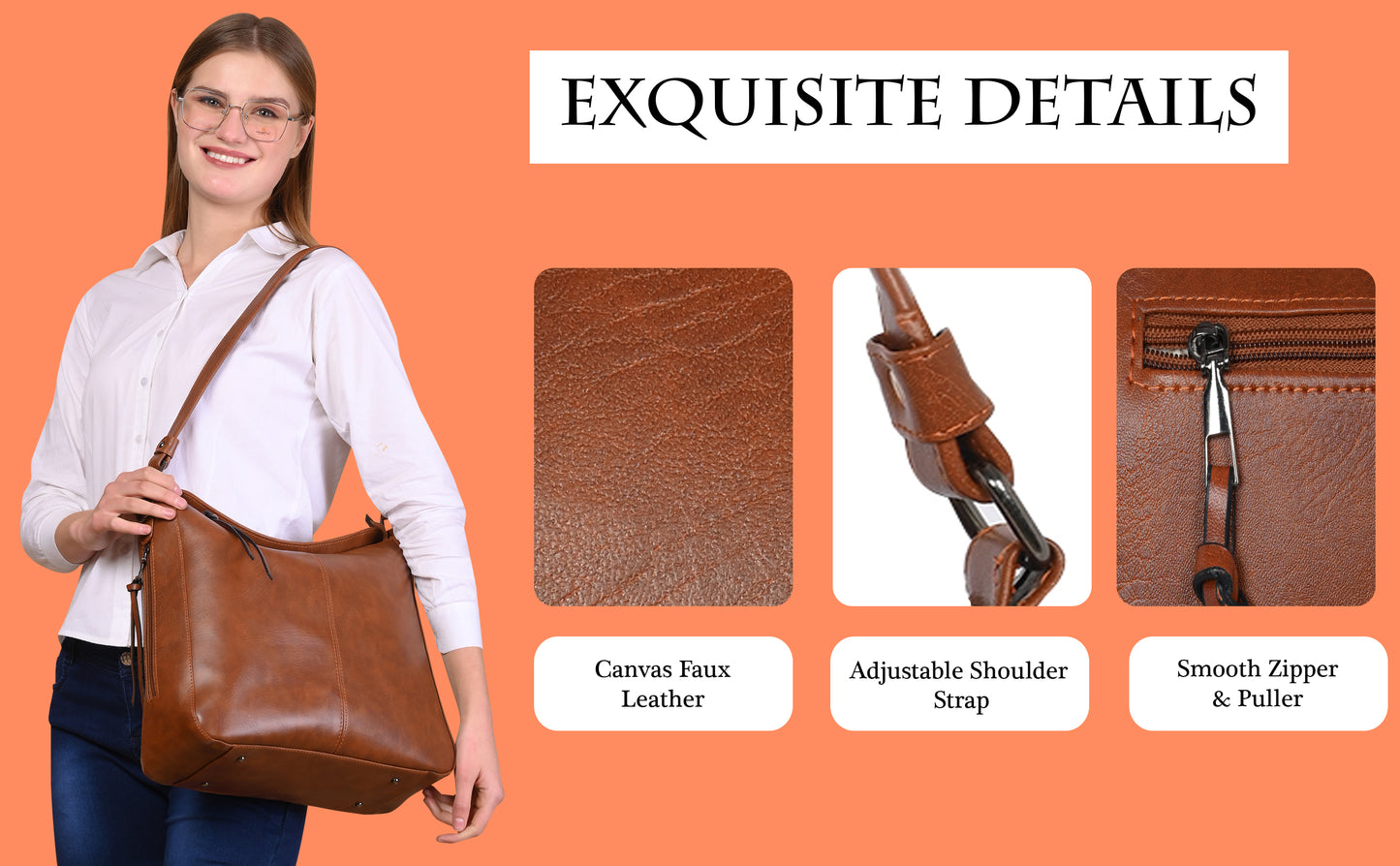 Womanix Hobo Bag for Women PU Leather Shoulder Bags (0083)