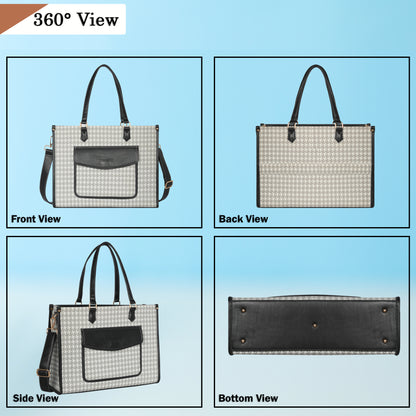 Women PU Laptop Tote bag 15 Inch College Bag Office Bag Briefcase Handbag (0077)