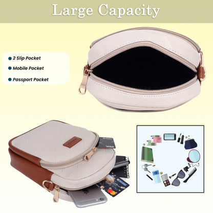 Womanix Small Crossbody Cell Phone Bag for Women, Mini Over Shoulder Handbag Purse Women’s Mobile Sling Bag with Holder Wallet. (0106)
