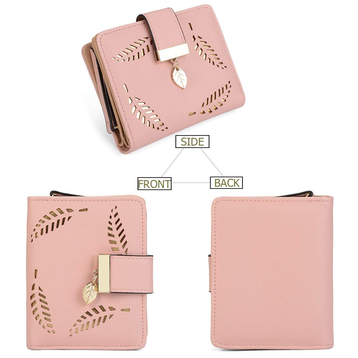 Tri-fold Fashion Card Coin Holder Ladies Wallet Small Size