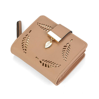 Tri-fold Fashion Card Coin Holder Ladies Wallet Small Size