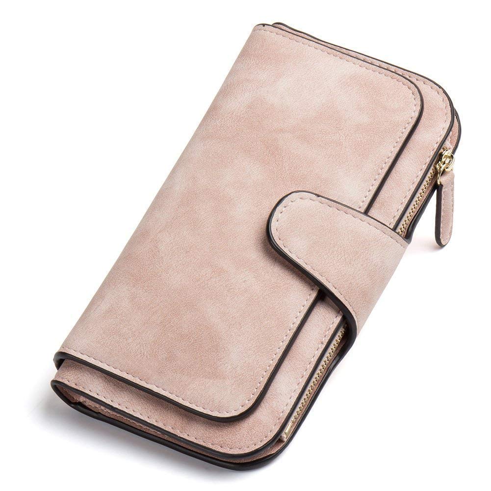 Womanix Women's Tri-fold Fashion Card Coin Holder Ladies Long Purse Clutch Wallet