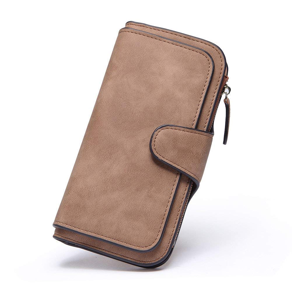 Womanix Women's Tri-fold Fashion Card Coin Holder Ladies Long Purse Clutch Wallet