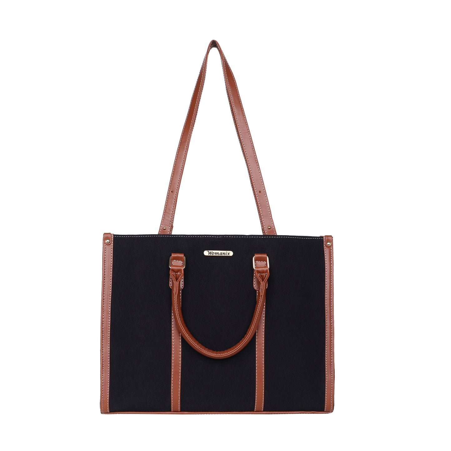 Womanix Canvas Tote Bag for Women | Fits Upto 14" Laptop Bag | Ladies Purse Handbags(92)