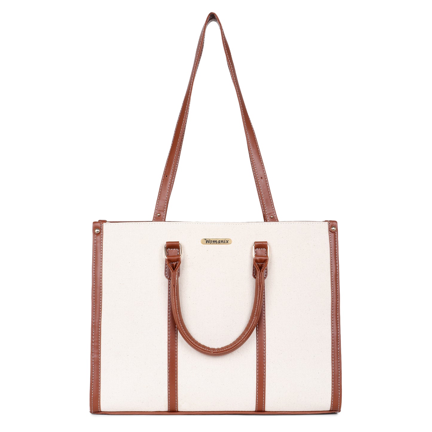 Womanix Canvas Tote Bag for Women | Fits Upto 14" Laptop Bag | Ladies Purse Handbags(92)