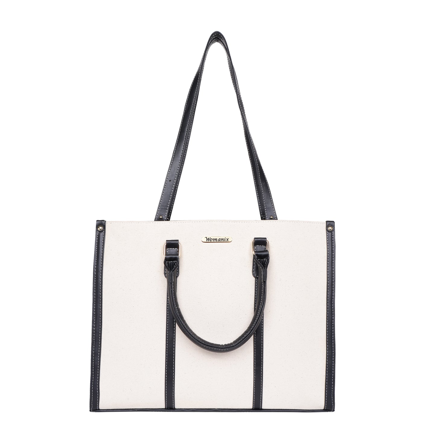 Womanix Canvas Tote Bag for Women | Fits Upto 14" Laptop Bag | Ladies Purse Handbags(92)