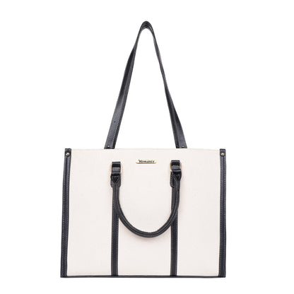 Womanix Canvas Tote Bag for Women | Fits Upto 14" Laptop Bag | Ladies Purse Handbags(92)
