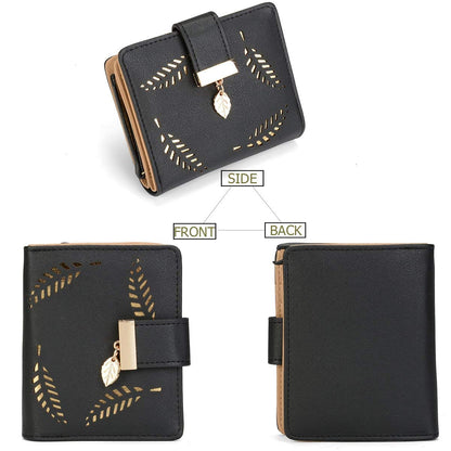 Tri-fold Fashion Card Coin Holder Ladies Wallet Small Size