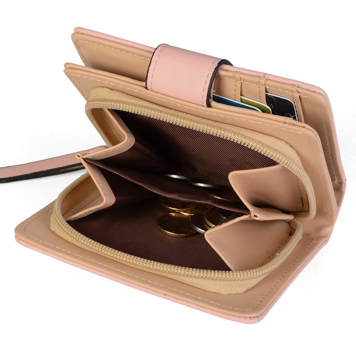 Tri-fold Fashion Card Coin Holder Ladies Wallet Small Size