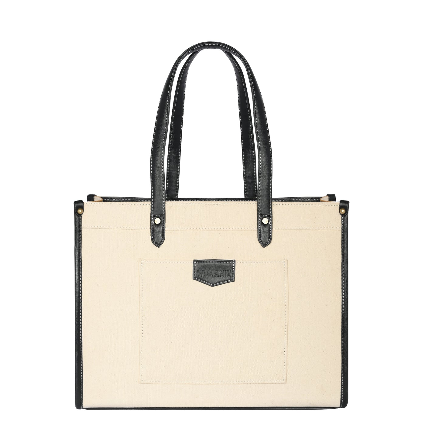 Canvas Laptop Tote Bag 14 inch Casual Briefcase Handbag