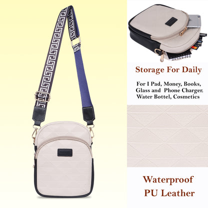 Womanix Small Crossbody Cell Phone Bag for Women, Mini Over Shoulder Handbag Purse Women’s Mobile Sling Bag with Holder Wallet. (0106)
