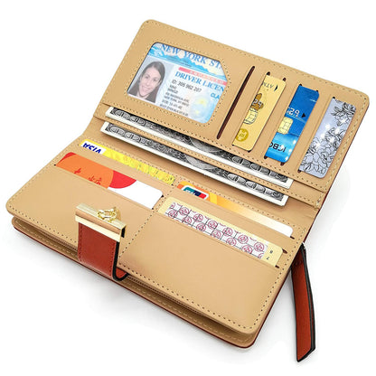 Tri-fold Fashion Card Coin Holder Ladies Wallet