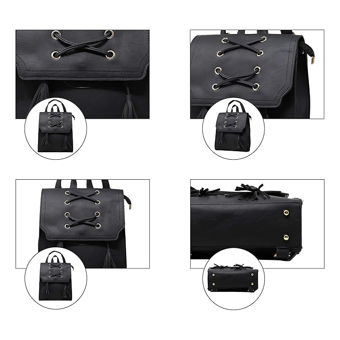 Women Backpack Purse Fashionable Multi purpose Travel Backpack