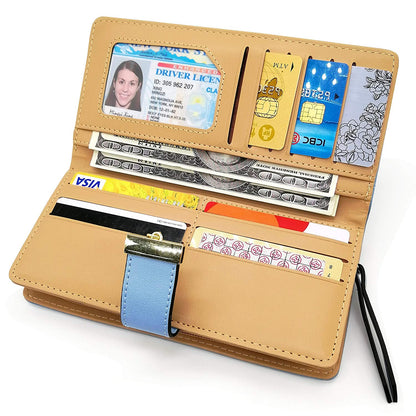 Tri-fold Fashion Card Coin Holder Ladies Wallet