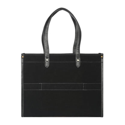 Canvas Laptop Tote Bag 14 inch Casual Briefcase Handbag