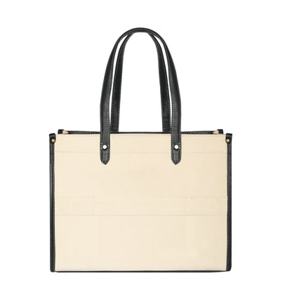 Canvas Laptop Tote Bag 14 inch Casual Briefcase Handbag